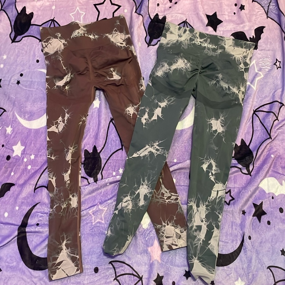 LIKE NEW P CHEE BUM BOOTY SCRUNCH LEGGINGS SIZE L